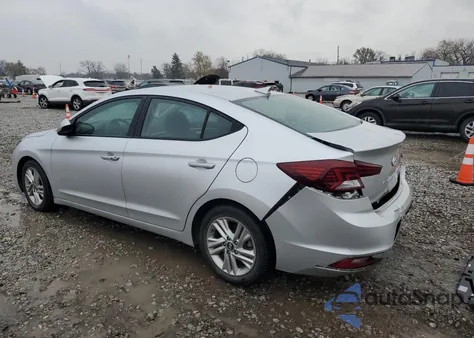 2019 Hyundai Elantra Sel from USA, damaged, VIN 5NPD84LF9KH414126